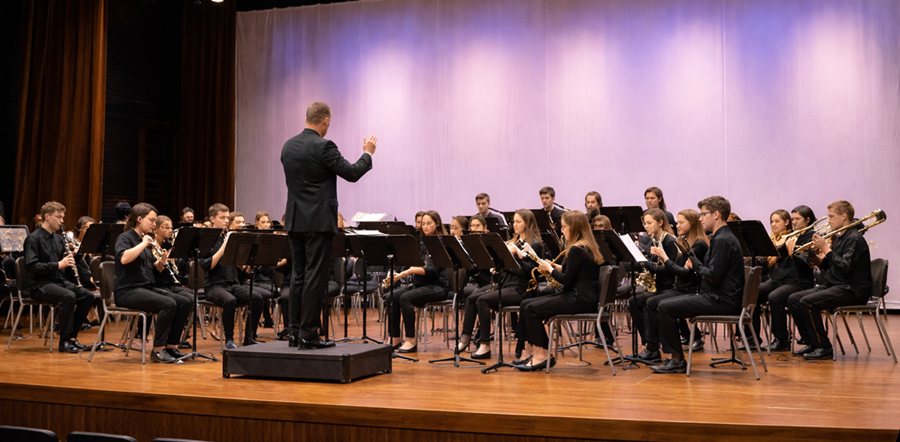 band performing on stage