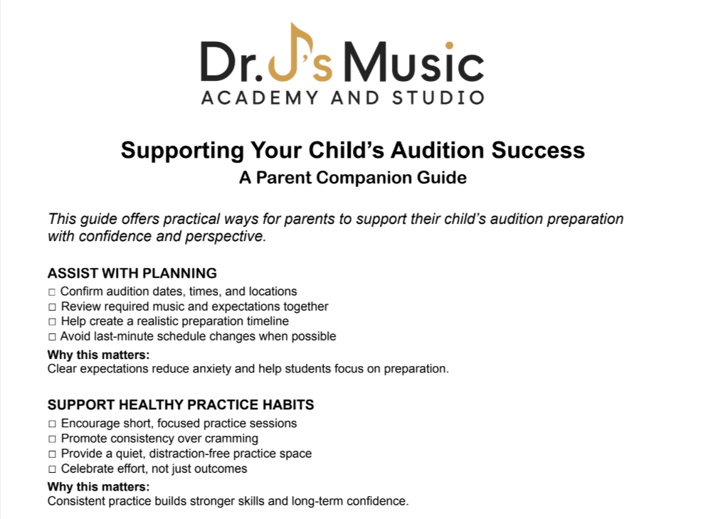 supporting-audition-success